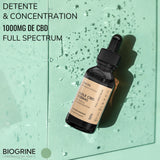 Huile CBD 1000mg Full Spectrum 10% | Détente & Concentration | Goût Mangue Ananas 10ml Vegan