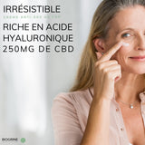 "IRRESISTIBLE"  Crème anti-âge CBD | Acide Hyaluronique | 250mg CBD 50ml