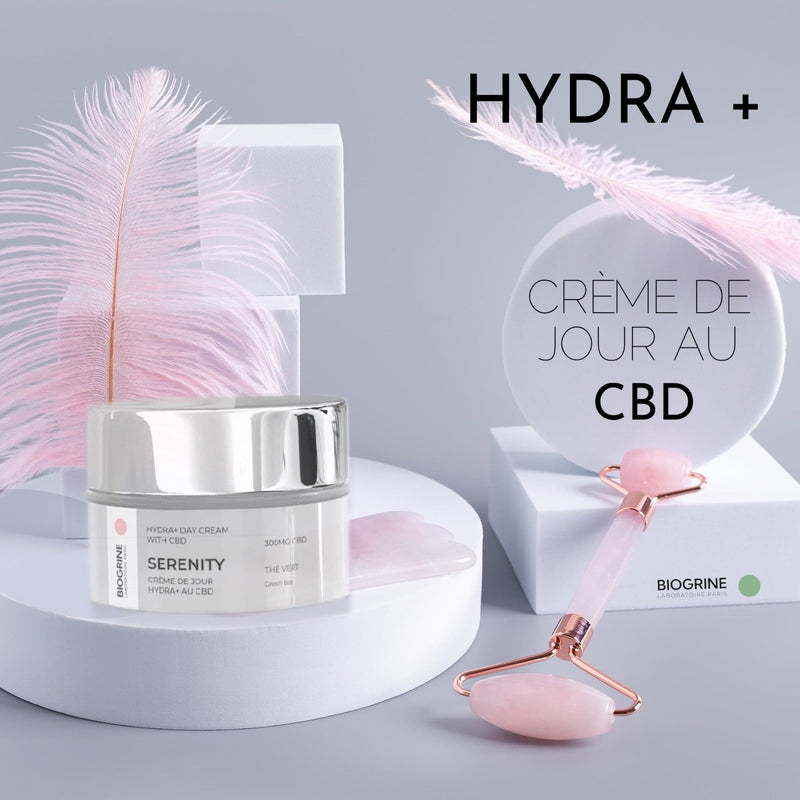 "SERENITY" - Hydra+ day cream with CBD | Green tea | 350mg CBD 50ml
